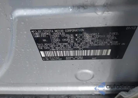 2013 Toyota Rav4 Xle z USA, uszkodzony, nr VIN JTMRFREV9DD004643